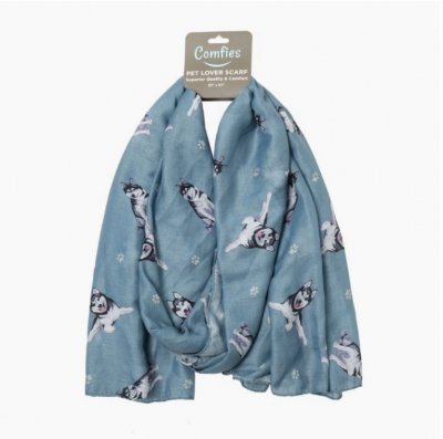 Siberian husky scarf ES