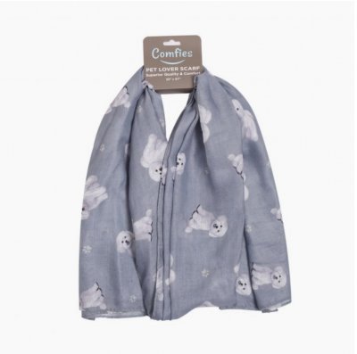 Bichon frisé scarf ES
