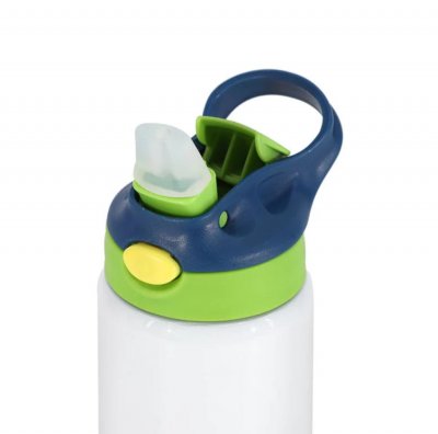 Vattenflaska för barn av polymer två färger