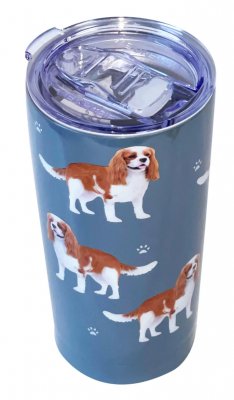 Cavalier king charles spaniel 3D termosmugg ca 600 ml Serengeti