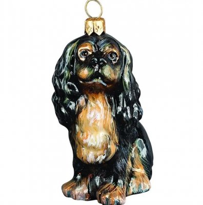 King charles spaniel- julprydnad