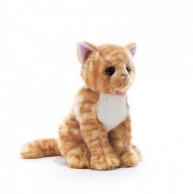 Katt mjukisdjur 25 cm Tabby från Italien