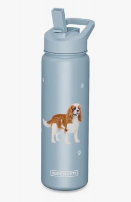 Cavalier king charles spaniel 3D flaska ca 700 ml Serengeti