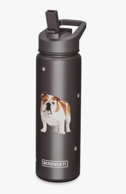 Engelsk bulldogg 3D flaska ca 700 ml Serengeti
