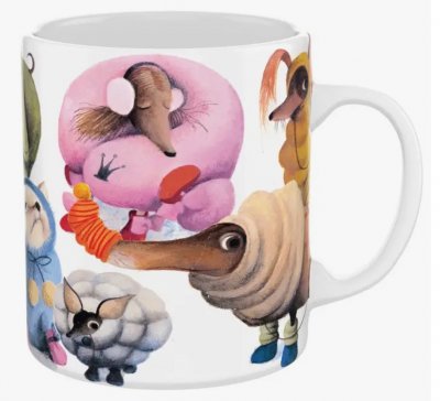 Mugg Jumbo porslin Baby It's Cold Outside New Yorker Cover