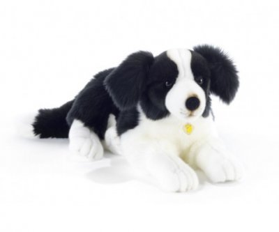 Border collie mjukisdjur 45 cm Boronoff från Italien