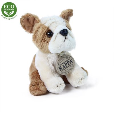 Engelsk bulldogg mjukisdjur 14 cm Rappa