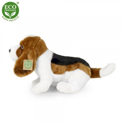 Basset hound mjukisdjur 32 cm Rappa