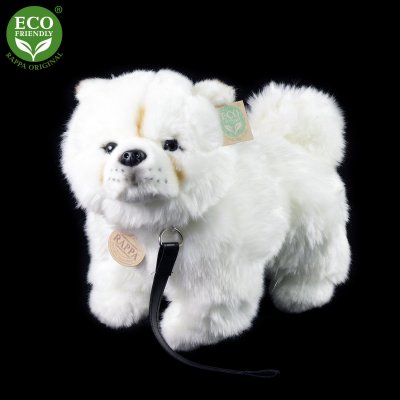Chow chow mjukisdjur med koppel Rappa