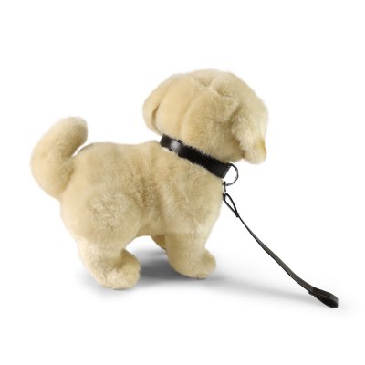 Golden retriever mjukisdjur med koppel 25 cm Rappa