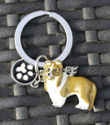 Collie- nyckelring 2