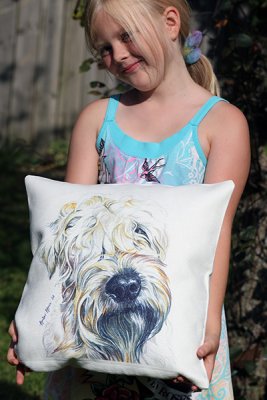 Kuddfodral linne vitt