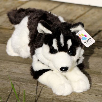 Siberian husky mjukisdjur 40 cm Vivantti o