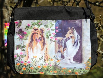 Collie- Axelremsväska Messenger Bag
