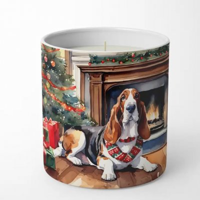 Basset hound sojaljus doftljus julmotiv