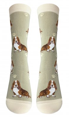 Basset hound strumpor 1-pack ES 1