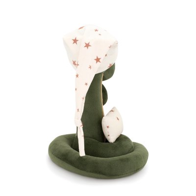 Orm mjukisdjur Sleepy the Snake 25 cm Orange Toys