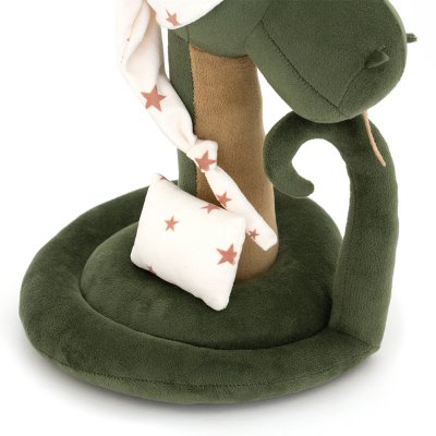 Orm mjukisdjur Sleepy the Snake 25 cm Orange Toys