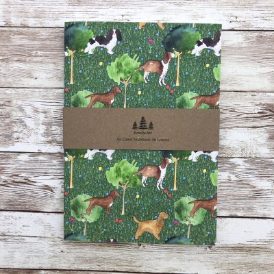Spaniels anteckningsbok A5 Samantha Hall