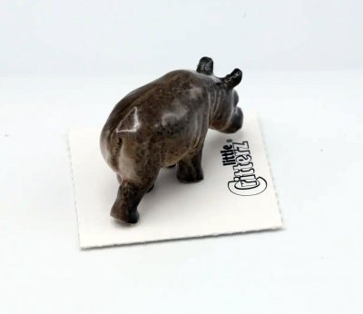 Flodhäst miniatyr porslinsfigur River