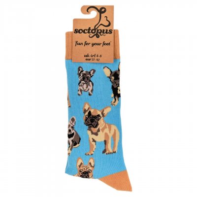 Fransk bulldogg strumpor 2-pack 1 Soctopus