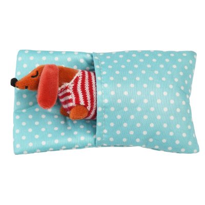 Tax (korthårig) minihund mjukisdjur i ask Rex