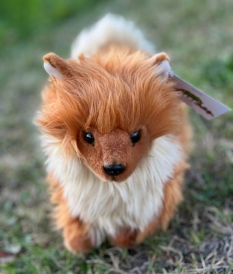 Pomeranian mjukisdjur Kibbles 40 cm Auswella