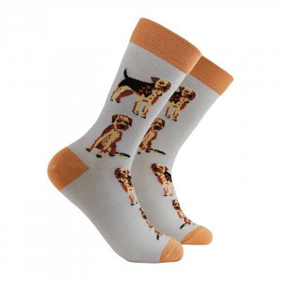 Borderterrier strumpor 2-pack 1 Soctopus