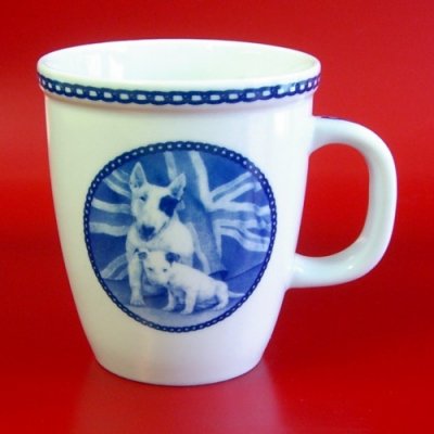 Bullterrier porslinsmugg Lekven design
