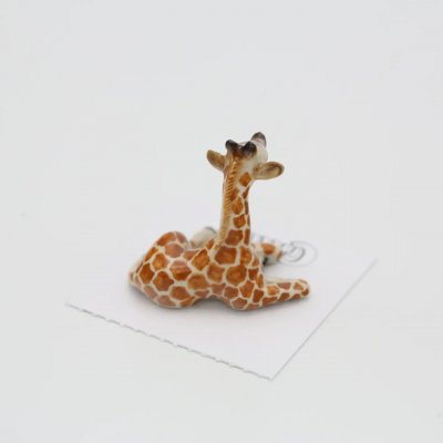 Giraff miniatyr porslinsfigur Aerial Giraffe Calf