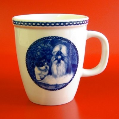 Shih tzu mugg av porslin Lekven 30361