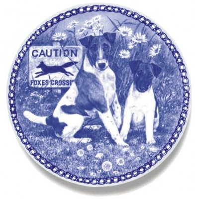 Släthårig foxterrier Lekven design