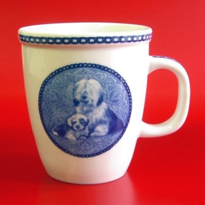 Tibetansk terrier mugg av porslin Lekven 30551