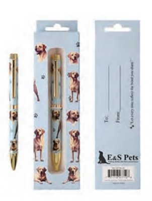 Labrador retriever (gul) kulspetspenna ES