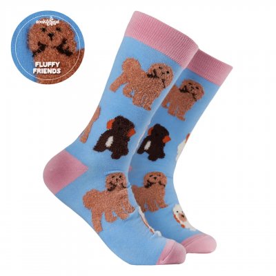 Cockapoo strumpor 2-pack fluffy 1 Soctopus