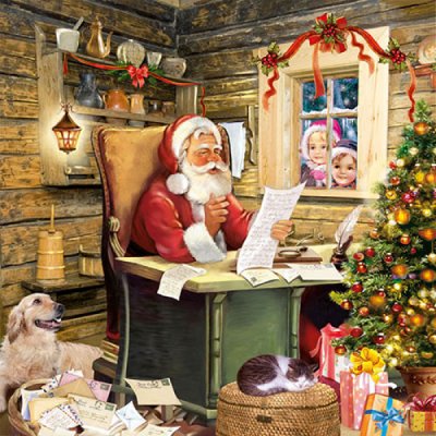Servetter Santa's mail Lunch Ambiente