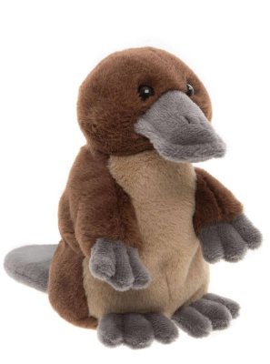 Näbbdjur mjukisdjur 13 cm Duck Billed Platypus Cuddle Cub Charlie Bears