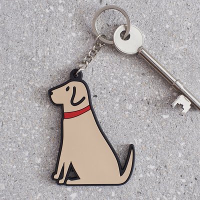 Labrador retriever (gul) nyckelring Sweet William