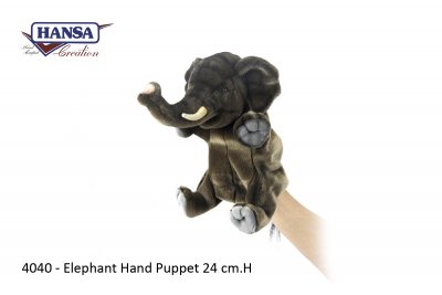 Elefant handdocka 4040 Hansa