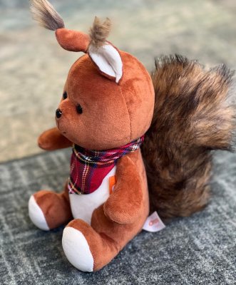 Ekorre mjukisdjur 20 cm Orange Toys