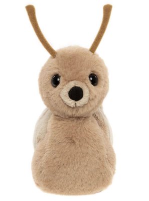 Snigel mjukisdjur 18 cm Saffe Snail oatmeal brown Bear & Me Charlie Bears