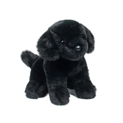 Labrador retriever (svart) mjukisdjur Mini Hattie Soft Black Lab
