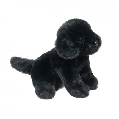 Labrador retriever (svart) mjukisdjur Mini Hattie Soft Black Lab