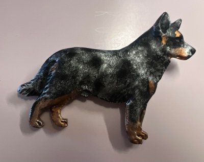 Australian cattledog tjeckisk brosch