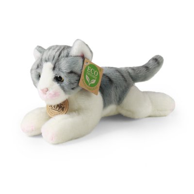 Katt mjukisdjur 18 cm olika färger Rappa