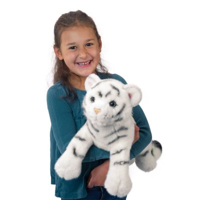 Vit tiger mjukisdjur Zahara DLux 51 cm Douglas