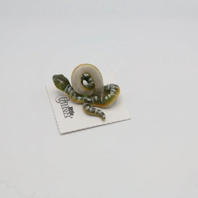 Boaorm miniatyr porslinsfigur Emerald Tree Boa