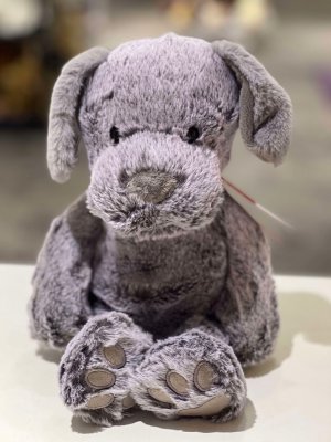 Hund mjukisdjur olika färger Love to hug Keel Toys