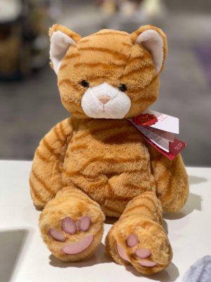 Katt mjukisdjur röd Love to hug Keel Toys x