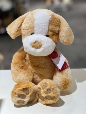Hund mjukisdjur olika färger Love to hug Keel Toys